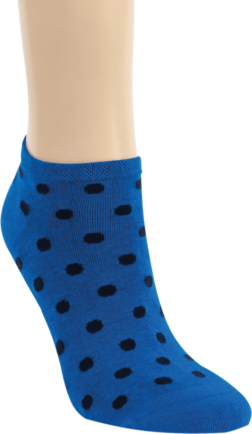 3 Paar Damen Baumwoll-Sneaker-Socken "Punkte" – Bild 3