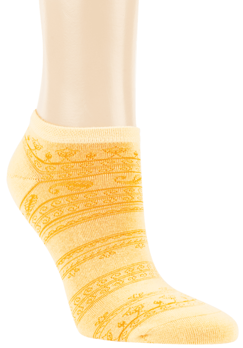 3 Paar Damen Baumwoll-Sneaker-Socken "Fine Structure" – Bild 4
