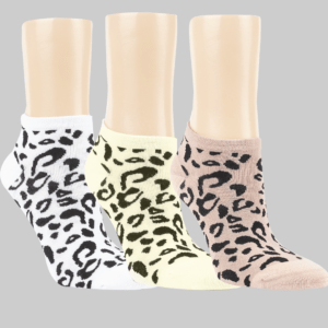 3 Paar Bambus Sneaker-Socken "Leo"