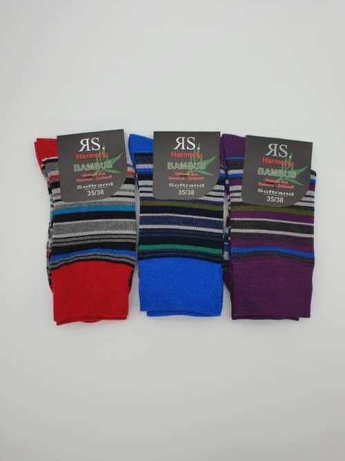 3 Paar Bambus-Socken "Mode"