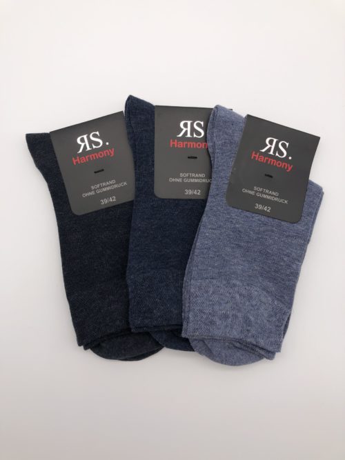 3 Paar Damen Baumwoll-Socken "Jeans"