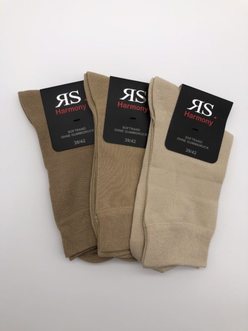 3 Paar Damen Baumwoll-Socken "Natur"