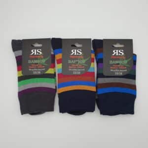 3 Paar Bambus-Socken "Happy Colors"