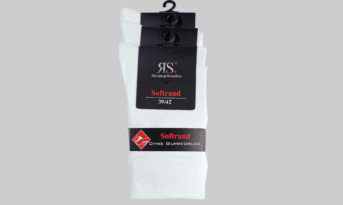 3 Paar Damen Baumwoll-Socken "Weiß"