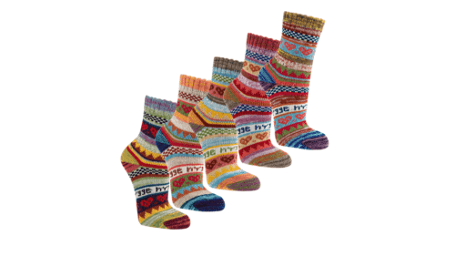 3 Paar Damen Baumwollsocken "Hygge"