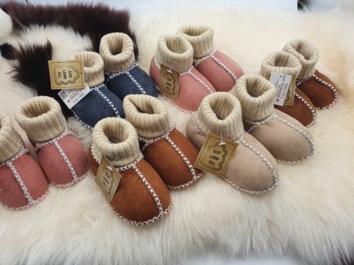 1 Paar Baby Lammfellschuhe